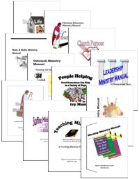 Ministry Manuals for Training in Dfferent Ministries and Areas of Church Life