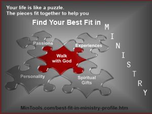Find Your Best Fit in Ministry