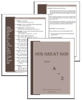 Our Great God as Our Father from A to Z