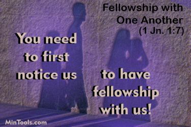 Fellowship Begins with Noticing People