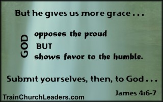 God Opposes Self-Exaltation, Gives Grace to the Humble