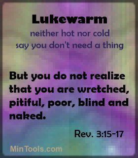 Lukewarm Apathy Solves Nothing