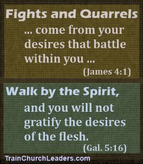 Conflict When We Fail to Walk by the Spirit