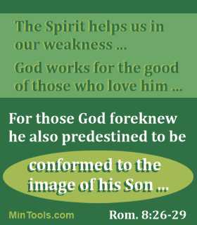 Conformed to the Image of Christ, God's Son
