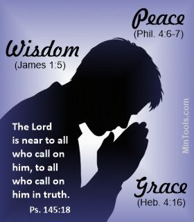 Peace, Wisdom Grace as Results of Prayer