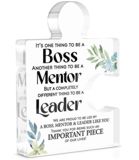 Boss Acrylic Puzzle Plaque