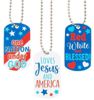 Patriotic Dog Tag Necklaces