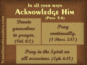 Prayer ministry that is effective